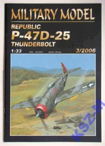 Haliński 3/06 - Samolot P-47D-25 Thunderbolt 1:33