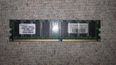 Pamięć RAM 512MB DDR 400MHz CL3.0
