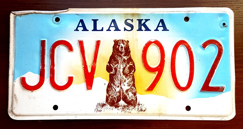 Alaska NOWY WZÓR - tablica rejestracyjna USA