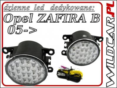 Światła dzienne HELOGENY LED DRL Opel ZAFIRA 2 B - 4326585932 - oficjalne  archiwum Allegro