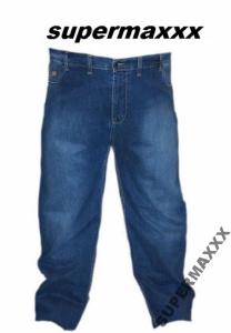 duże spodnie dżinsowe niebieskie pas 136 jeansowe
