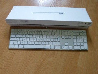 Oryginalna klawiatura Apple przewodowa A1243 PL - 6866170072 - oficjalne  archiwum Allegro