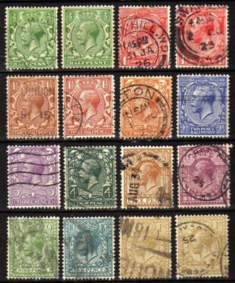 WIELKA BRYTANIA - nr 154-165(x,y) - 1924/8 r.-kas.