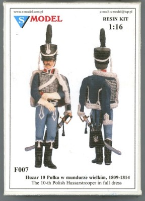 Huzar 10 pułku, Księstwa War. 1809 -120MM S-MODEL