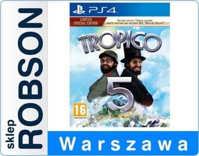 TROPICO 5 LIMITED DAY ONE EDITION PS4 /NOWA ROBSON
