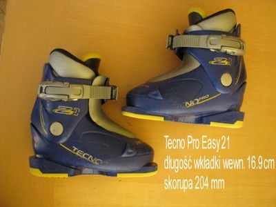 Buty narciarskie TecnoPro wkładka 16.8 cm 16.5