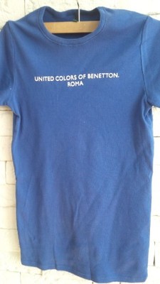 Koszulka BENETON niebieska S