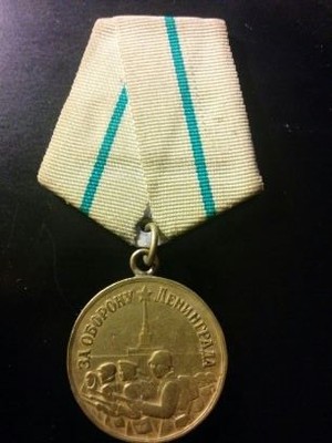 Medal za Obronę Leningradu - ORYGINAŁ !