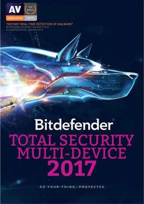 Bitdefender Total Security 2017 3PC /1 Rok/ KONT