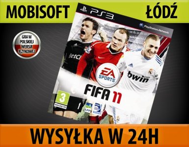 FIFA 11 PS3 PL UŻYWANA SUPER CENA WYSYŁKA 24h ŁÓDŹ