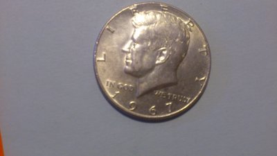 1/2 dolara USA    1967 r.