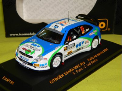 IXO CITROEN XARA WRC PONS ACROPOLIS  2005 1:43