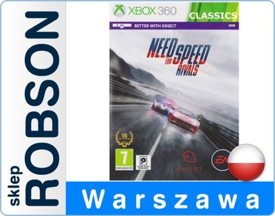 NEED FOR SPEED RIVALS XBOX 360 KINECT PO POLSKU