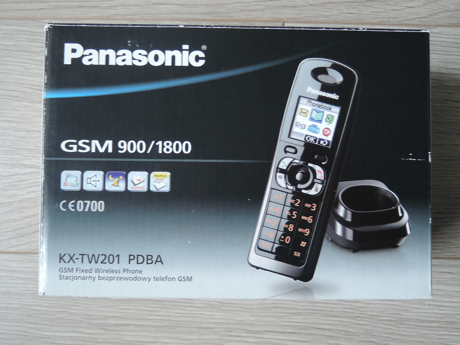 Telefon stacjonarny karta sim Panasonic kx-tw201 - 7066697050 - oficjalne  archiwum Allegro