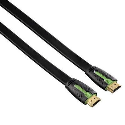 Kabel HDMI płaski 2m HQ 4K 3D stylizacja Xbox HAMA