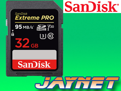 SANDISK 32GB SD SDHC EXTREME PRO CL10 UHS-3 95MB/s
