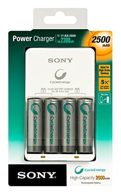 Sony Power Charger  AAAAA 4 R6 2500MA + 2 AAA900