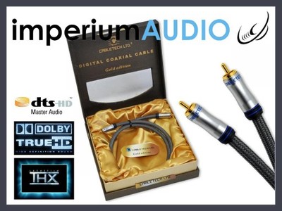 Kabel cyfrowy COAXIAL Gold Edition DTS DOLBY 1m