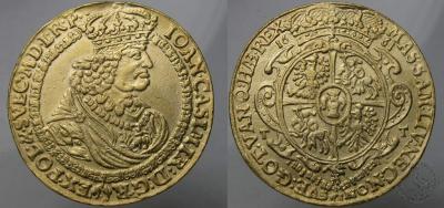 Donatywa - Jan Kazimierz - 1661 - złota