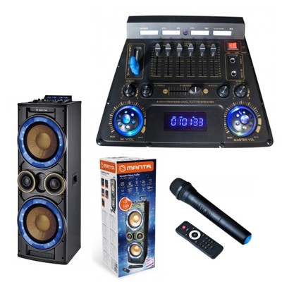Głośnik Karaoke MANTA SPK 5009 CYCLOP Power Audio - 6652239458 - oficjalne  archiwum Allegro