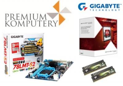AMD FX-6300 6x3,5GHz + GA-78LMT-S2 HD3000-1GB +4GB