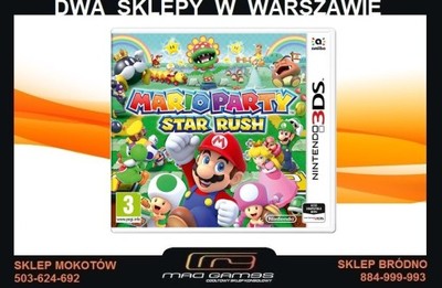 MARIO PARTY STAR RUSH [3DS] SKLEP MAD GAMES WWA