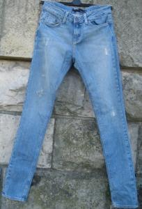 M/S BDG CIGARETTE RURKI blue przecierany spodnie