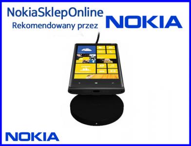 Ładowarka bezp. USB Nokia DT-601 Czarna (Qi),FV23%