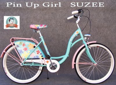 Rower Miejski Pin Up Girl SUZEE Evo, 3-biegowy - 6305101530 - oficjalne  archiwum Allegro
