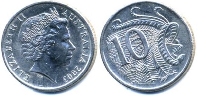 Australia  10 Cents  2003 r.