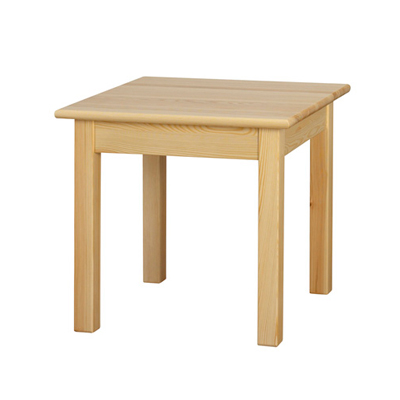 Solidny stolik drewniany sosnowy 50x50 ŁAWA STÓŁ - 4813140943 - oficjalne  archiwum Allegro