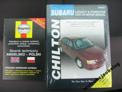 Subaru Legacy Instrukcja Napraw Forester 00-09 - 4097928878 - Oficjalne Archiwum Allegro