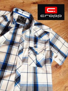 Koszula MĘSKA krótki rękaw CROPP wiosna lato M  !