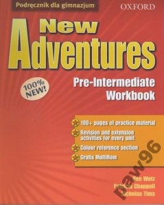 NEW Adventures pre-intermediate ćwicz + CD OXFORD