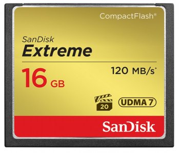 SANDISK Extreme CompactFlash 16GB 120MB/s
