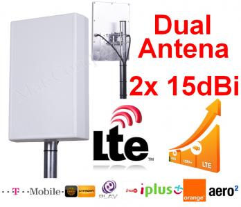 ANTENA DUAL 30dBi LTE 4G ZTE MF28D D-Link DWR-921