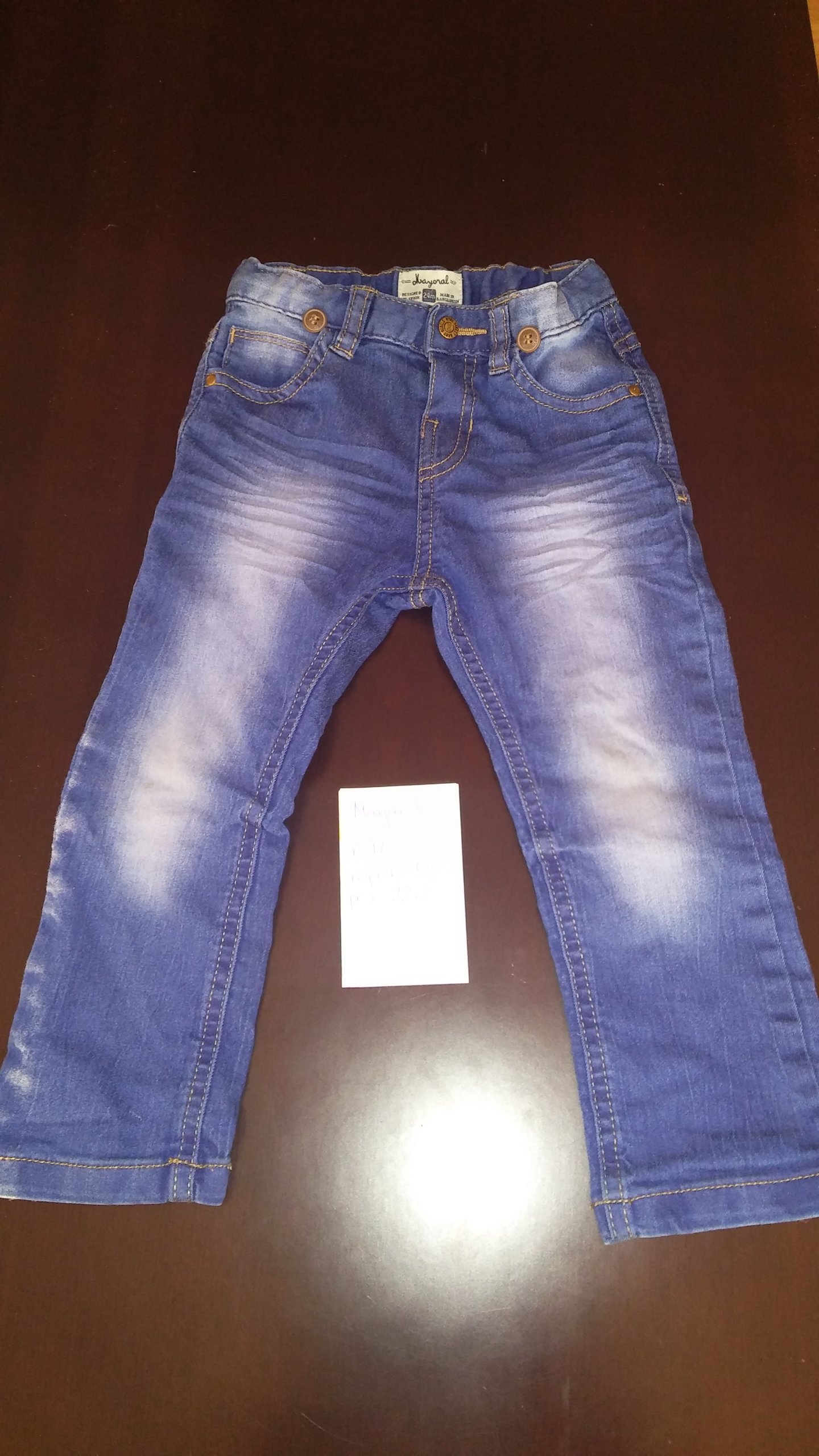 Spodnie jeansy Mayoral r.92