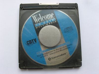 Amiga CDTV CADDY Płyta Welcome to CDTV multimedia