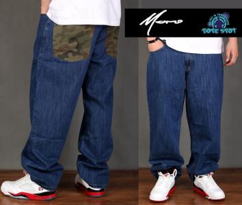 Spodnie L Moro Sport  Camo Baggy Jeans Med