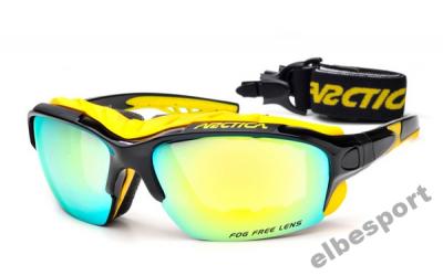 Okulary zimowe ARCTICA S-163C czar-żółt/szkła revo