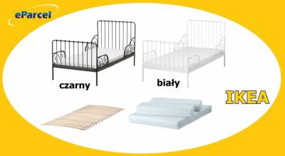 IKEA MINNEN łóżko rosnące + DNO + MATERAC, vinka