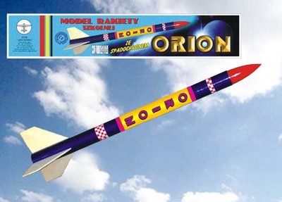 LATAJĄCY MODEL Rakieta Orion ze spadochronem