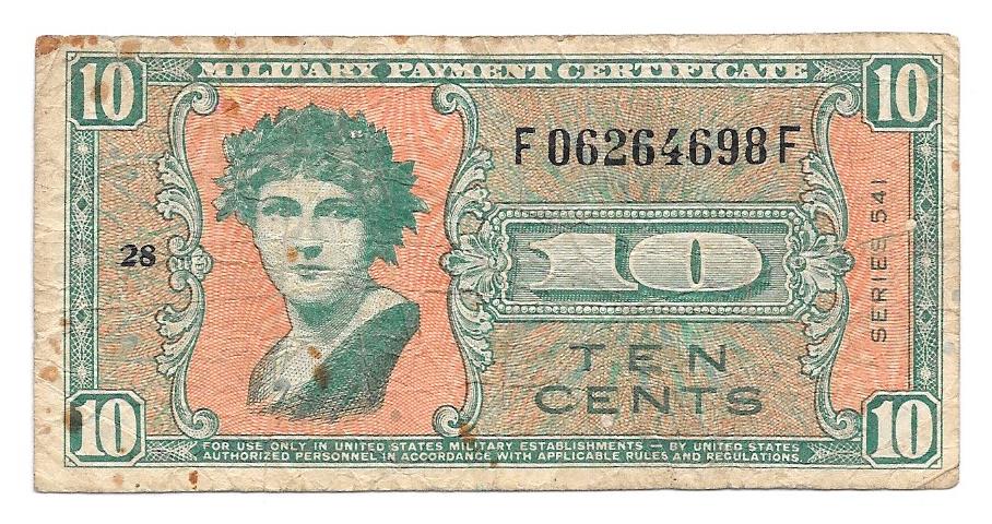 USA 10 centów ND (1958)