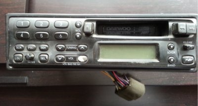 Radio samochodowe Daewoo AKF-9595 Lanos uszkodzone - 6148624335 - oficjalne  archiwum Allegro