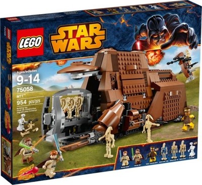 LEGO STAR WARS 75058 MTT / Droidy / Obi Wan NOWY