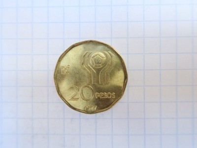20 Pesos 1977 Argentyna - N1339