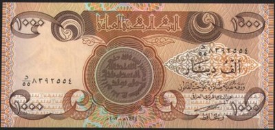 (BK) Irak 1000 dinara 2003r.