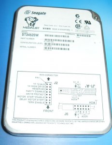 SEAGATE ST34520W 4,55 GB ULTRA WIDE SCSI 68PIN