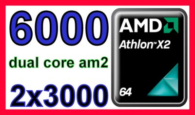 ATHLON 6000+AMD 64 X2 2X3.0 GHZ AM2 GWARANCJA 1ROK