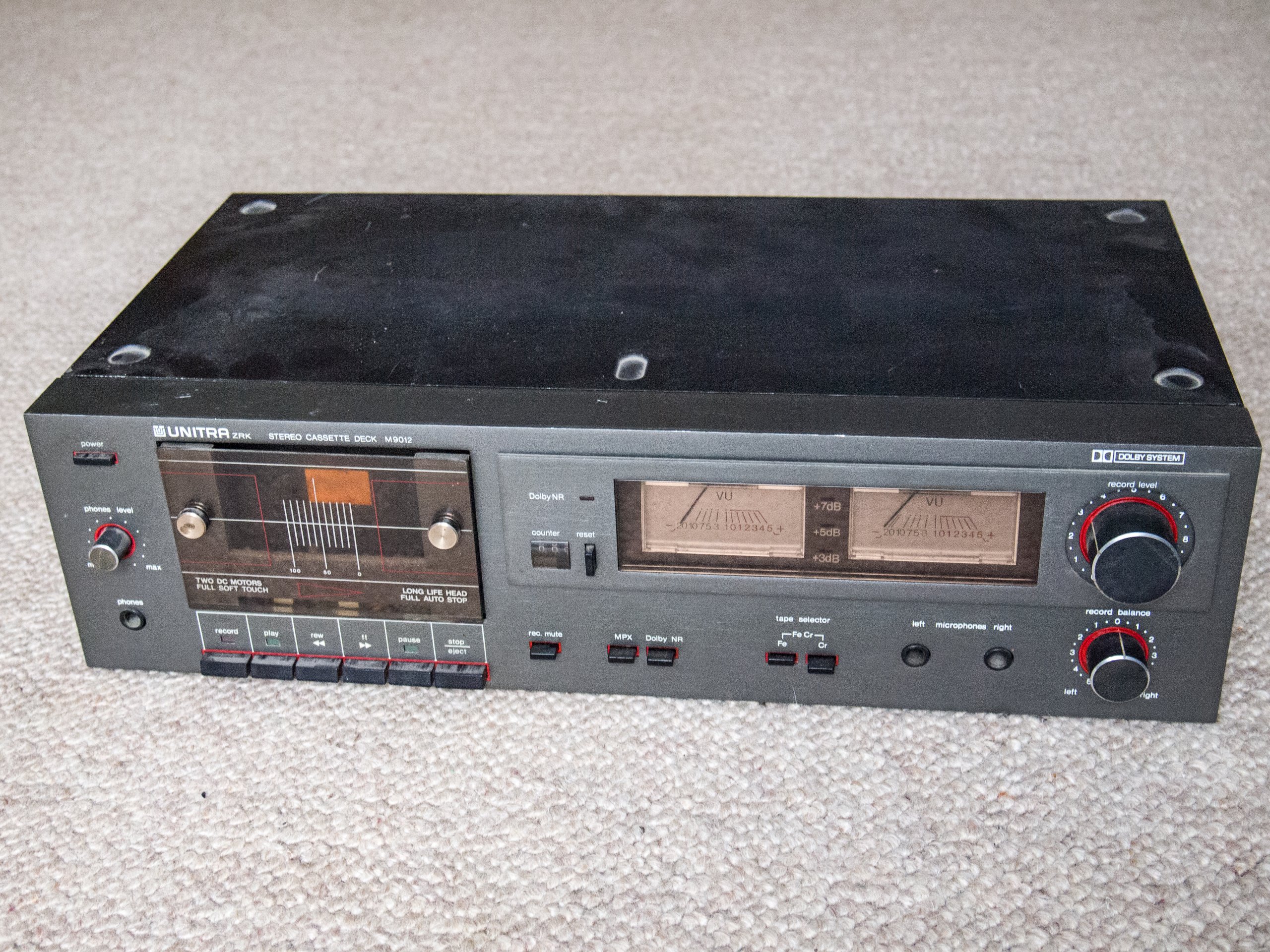 Magnetofon kasetowy deck M 9012 Unitra Kasprzak - 7024878876 - oficjalne  archiwum Allegro